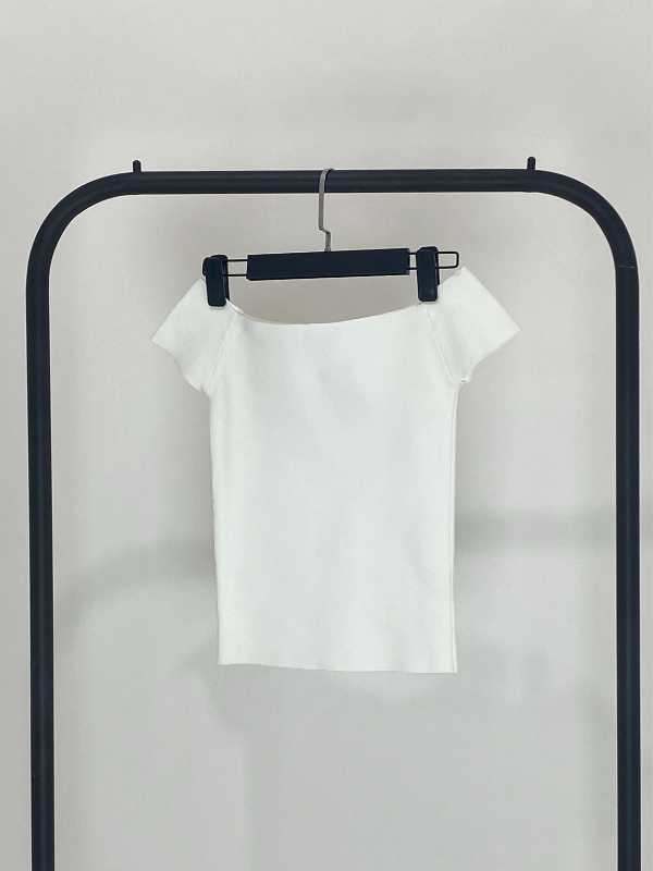 BLUSA OFF SHOULDER BLANCA TEXTURA